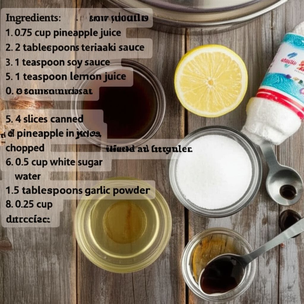 Asian Pineapple Sauce