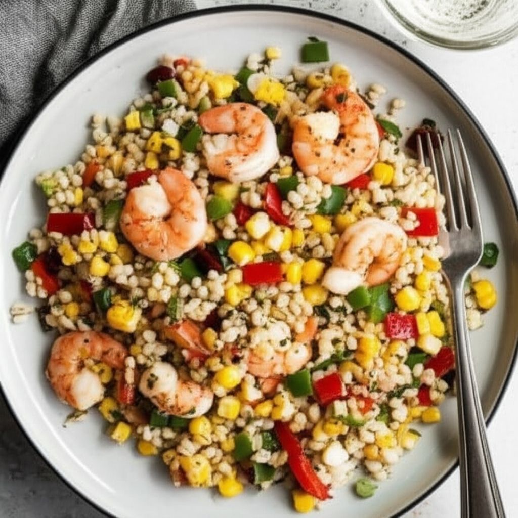 Barley, Shrimp, and Corn Salad