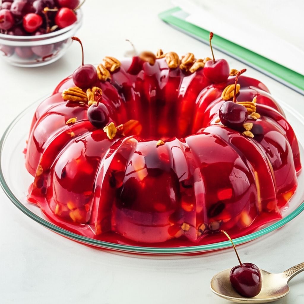 Bing Cherry Congealed Salad