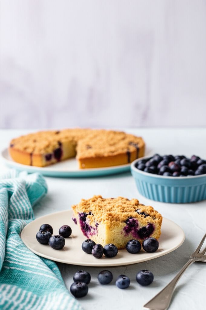 Bright Blue Monday Cake