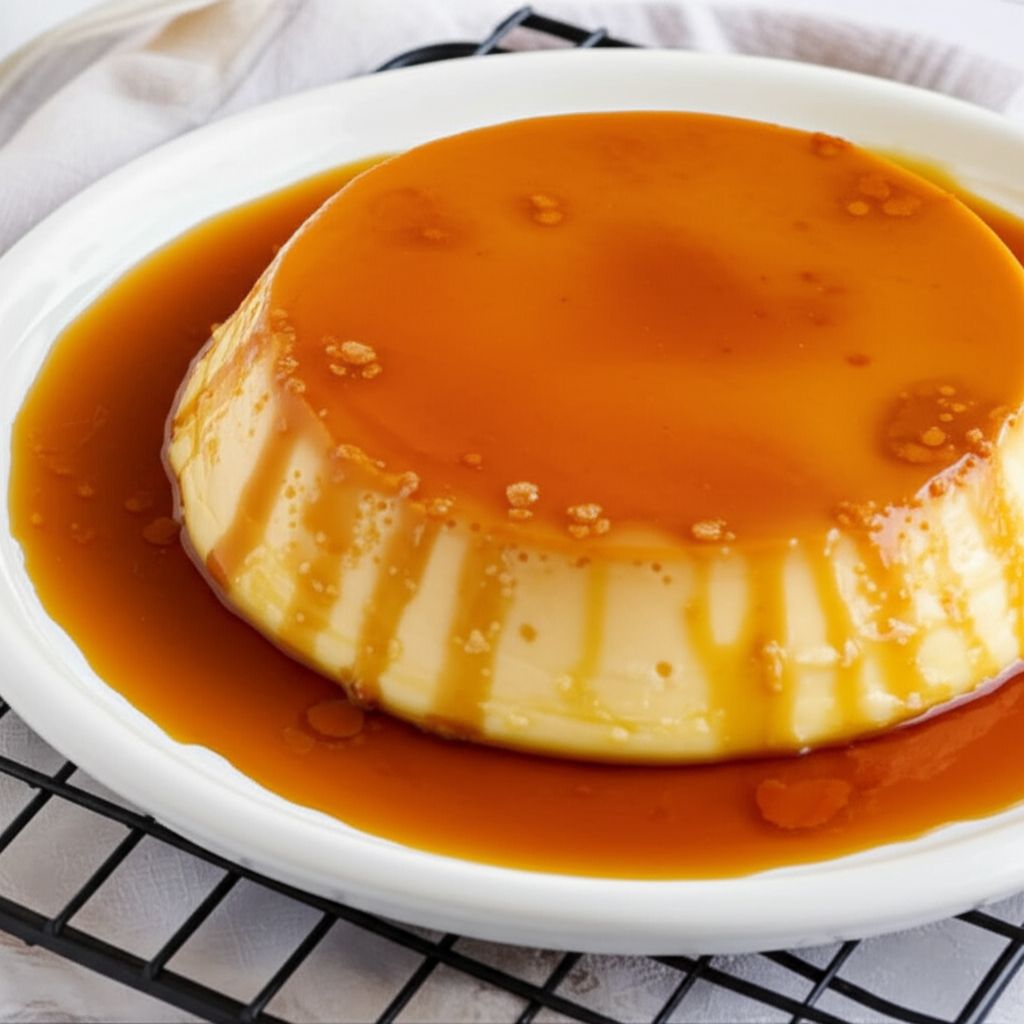 Caramel-Glazed Flan