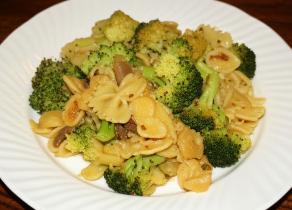 Cavatelli, Broccoli and Mushrooms