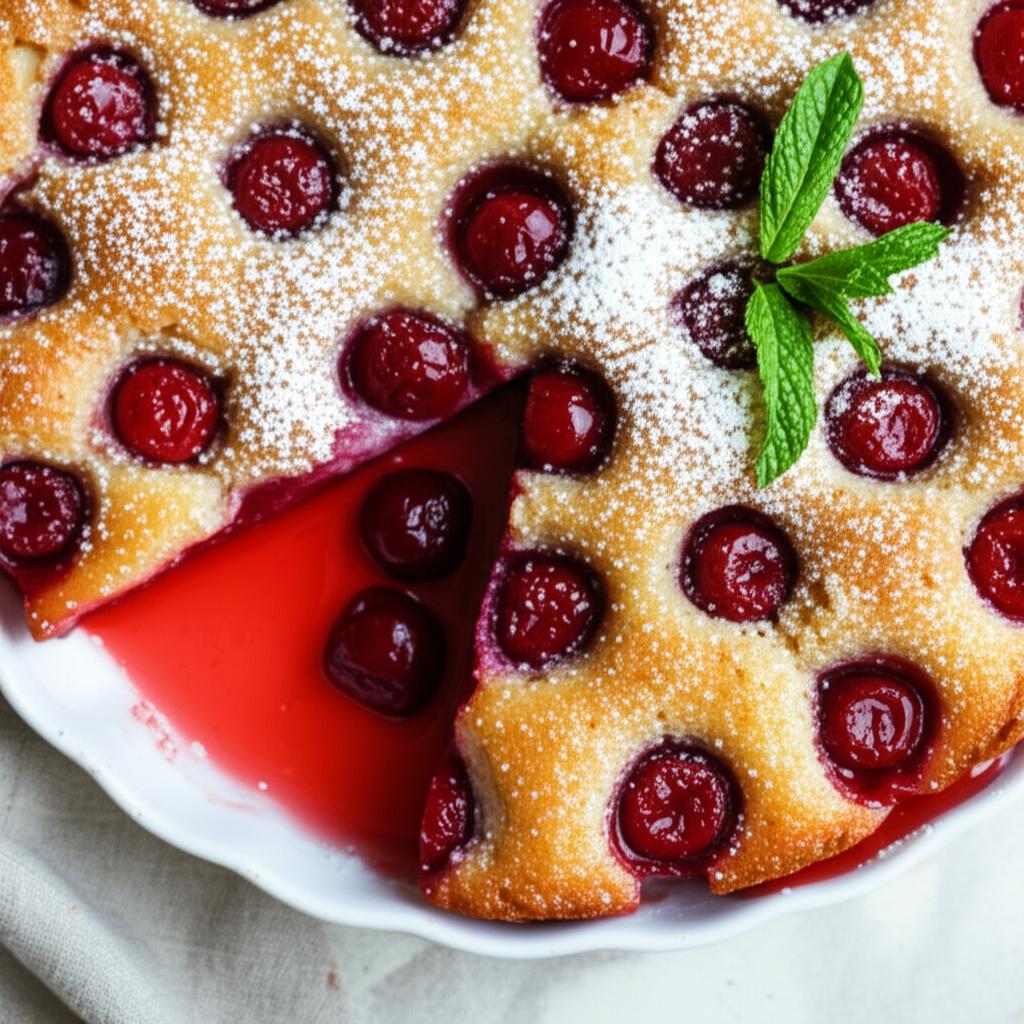 Cherry Dump Pudding Cake