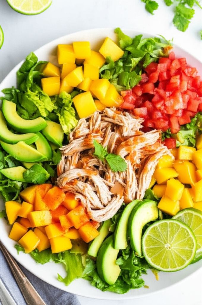 Chicken, Avocado and Mango Salad