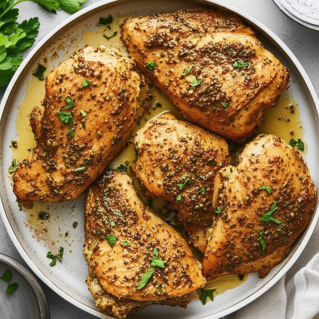 Chicken Breasts with Herb Basting Sauce