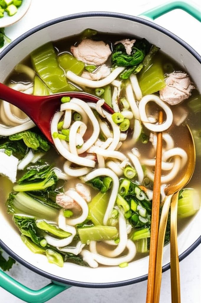 Chicken Udon Noodle Soup