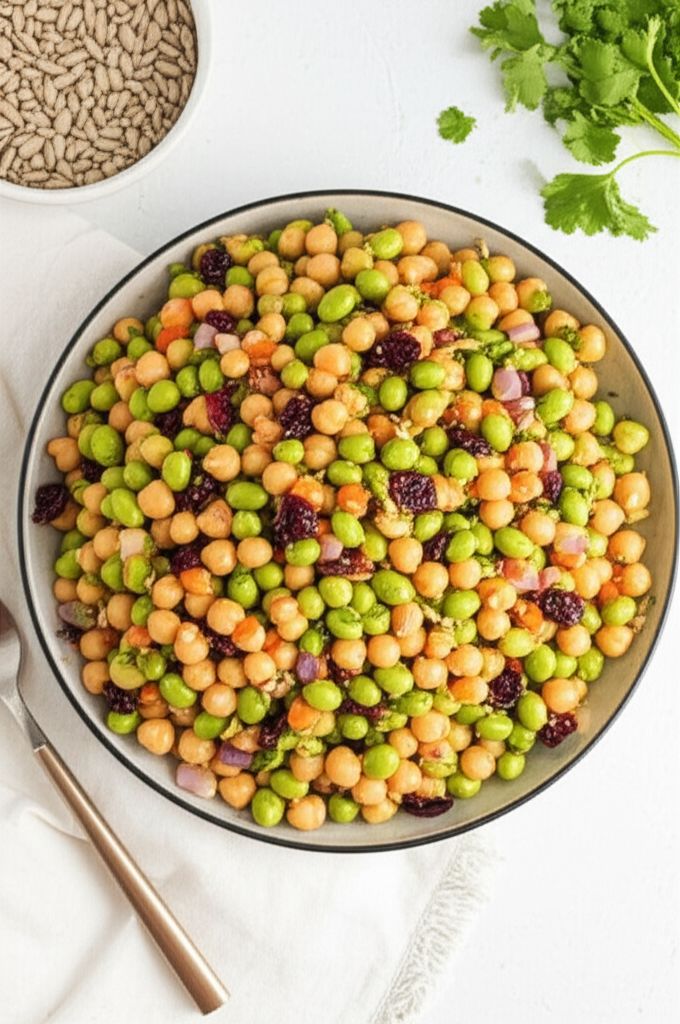 Chickpea and Edamame Salad