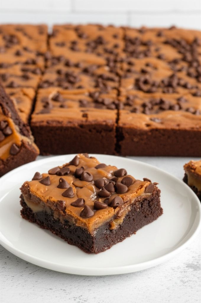 Chocolate Caramel Brownies