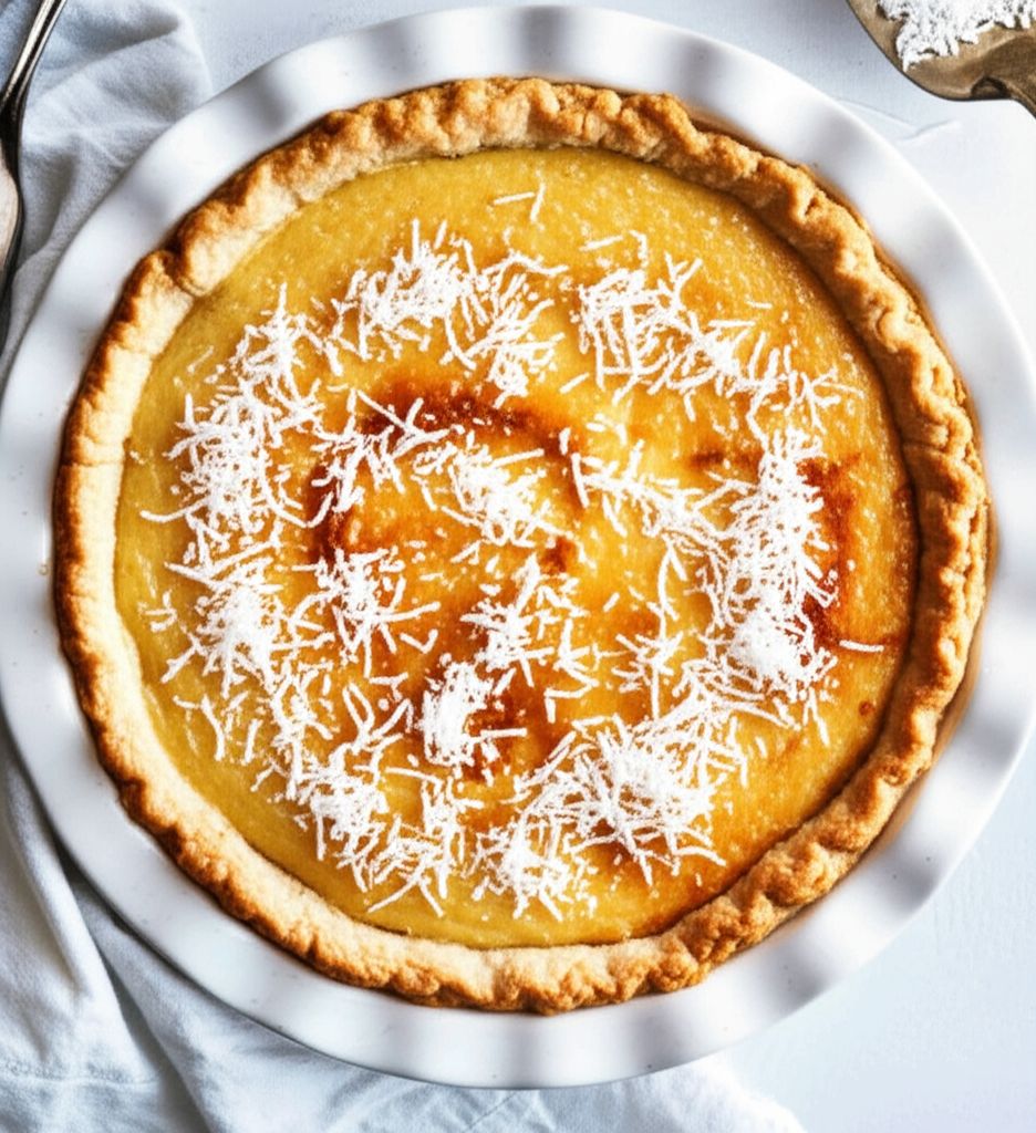 Coconut Custard Pie III