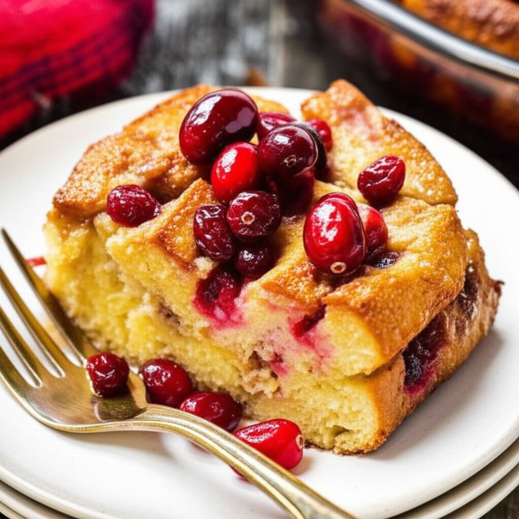 Cranberry Bread Pudding