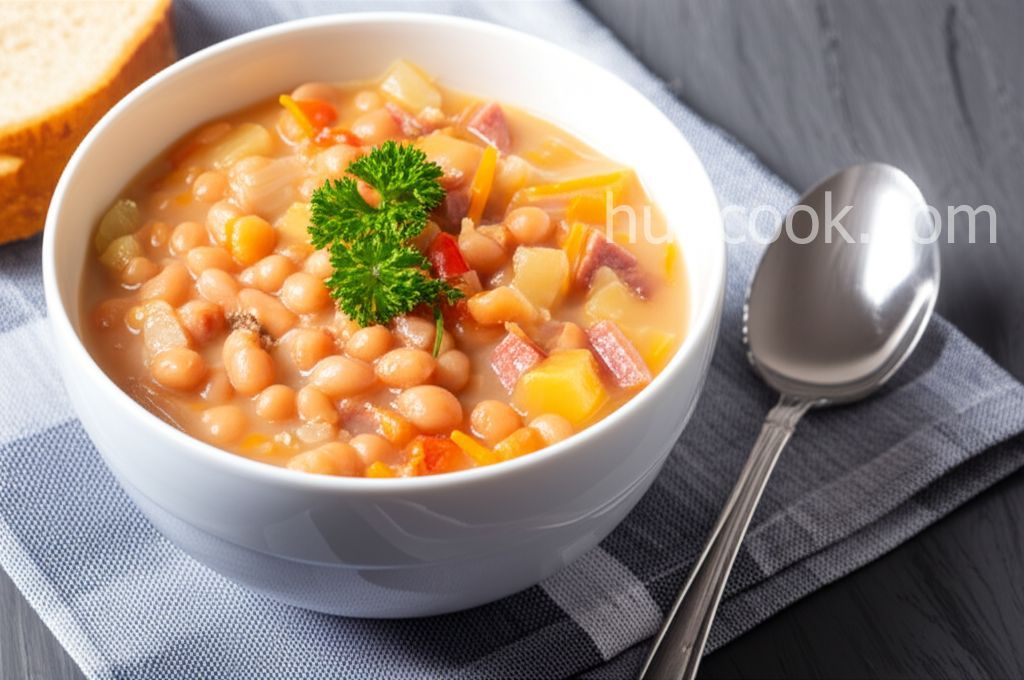 Creamy Ham and Beans