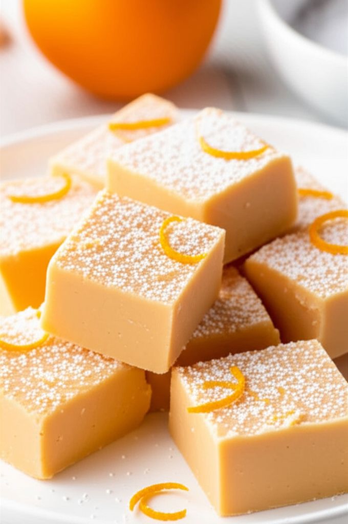 Creamy Orange Fudge