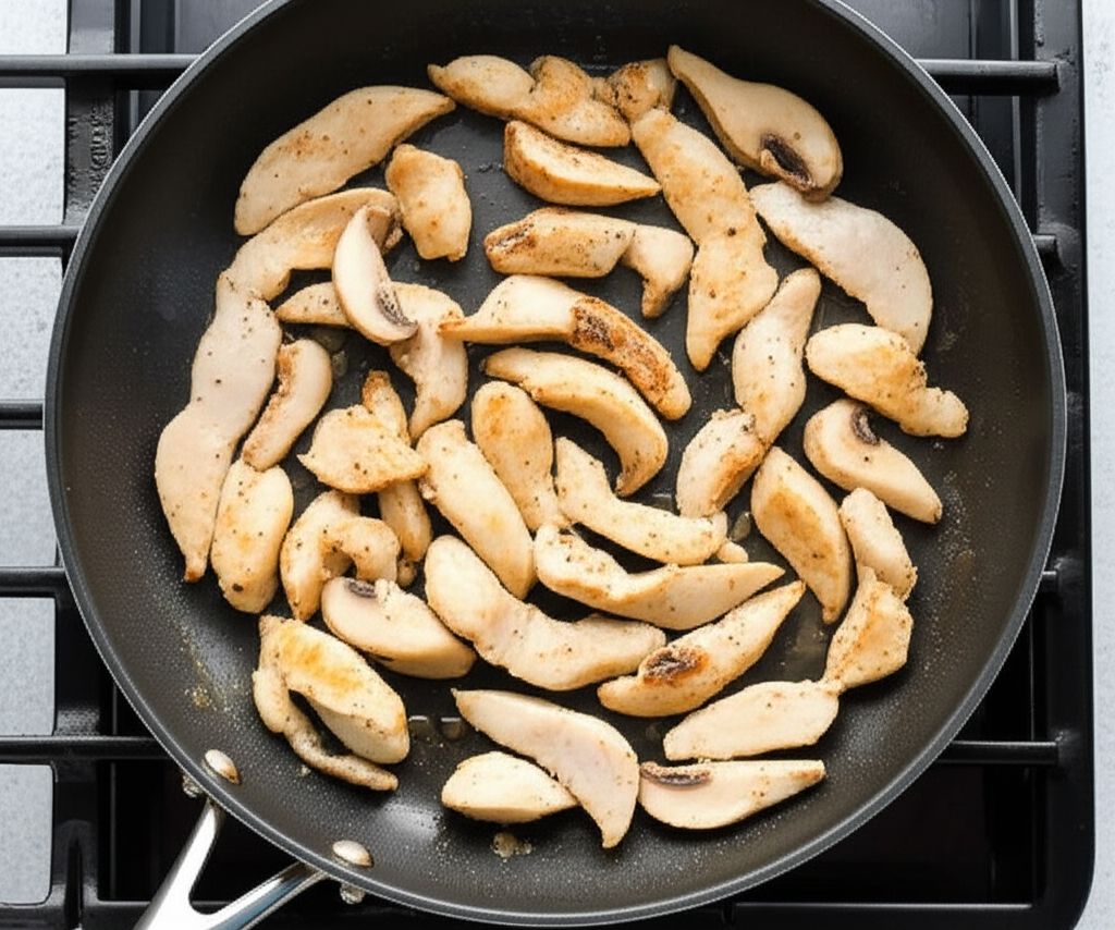 Easy Skillet Chicken à la King