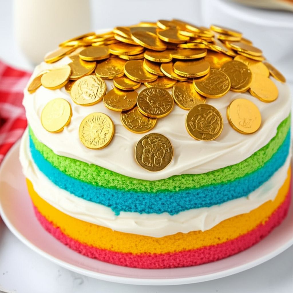 End of the Rainbow Cake