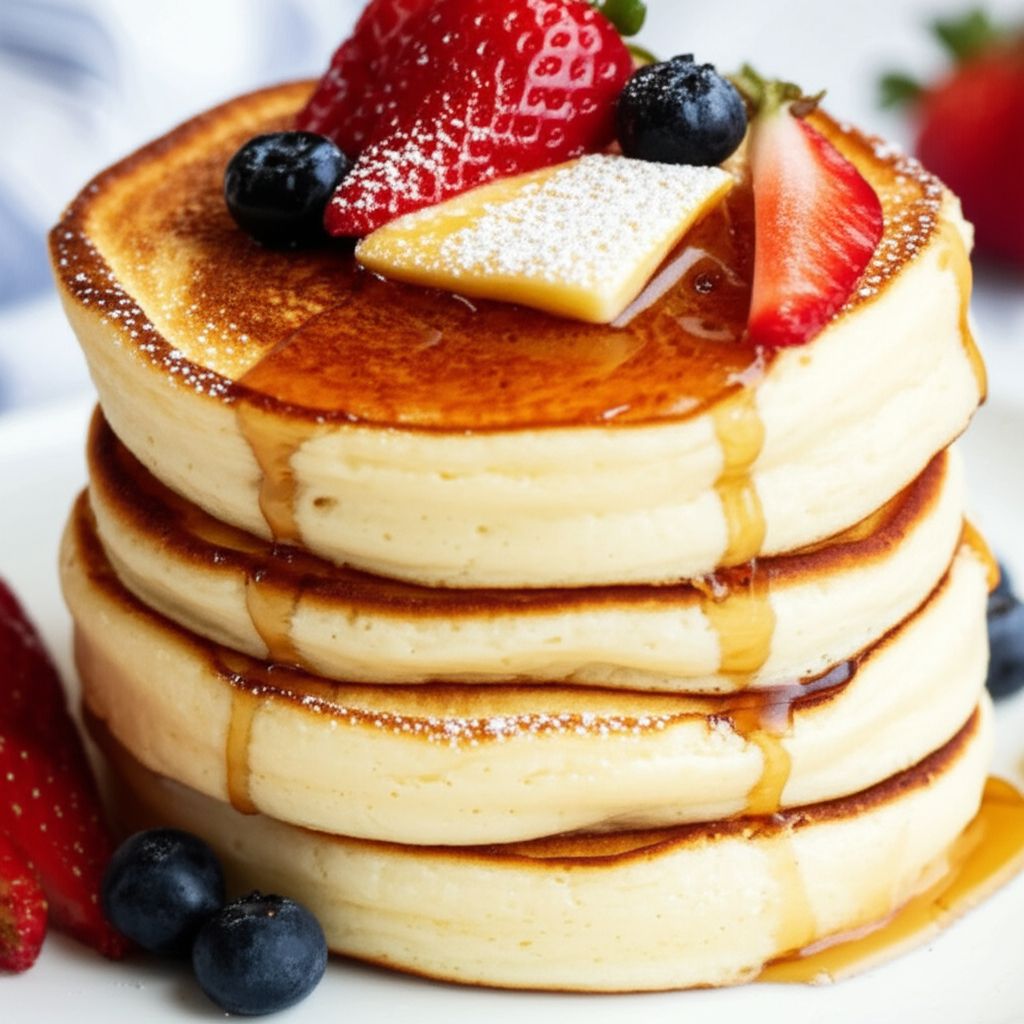 Fluffy Japanese Pancakes