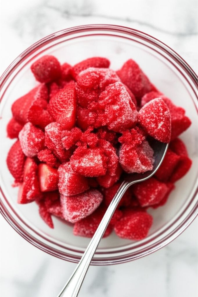 Fresh Strawberry Granita