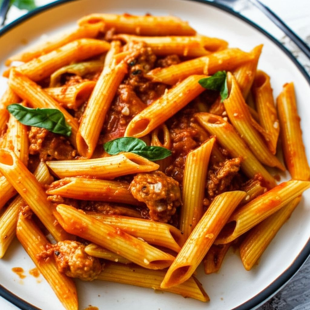 Garlic Penne Pasta