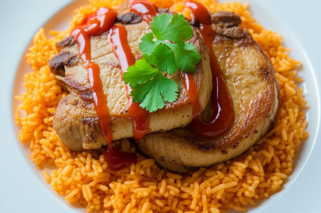 Grandman Pork Chops and Rice