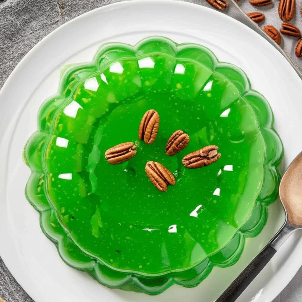Holiday Green Gelatin Salad