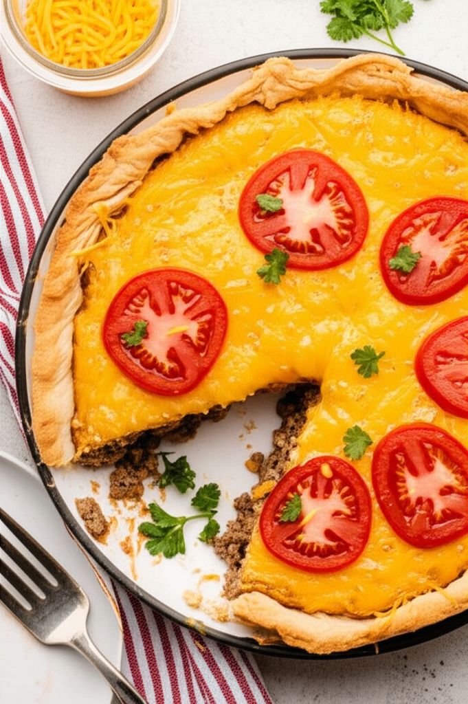 Impossible Cheeseburger Pie