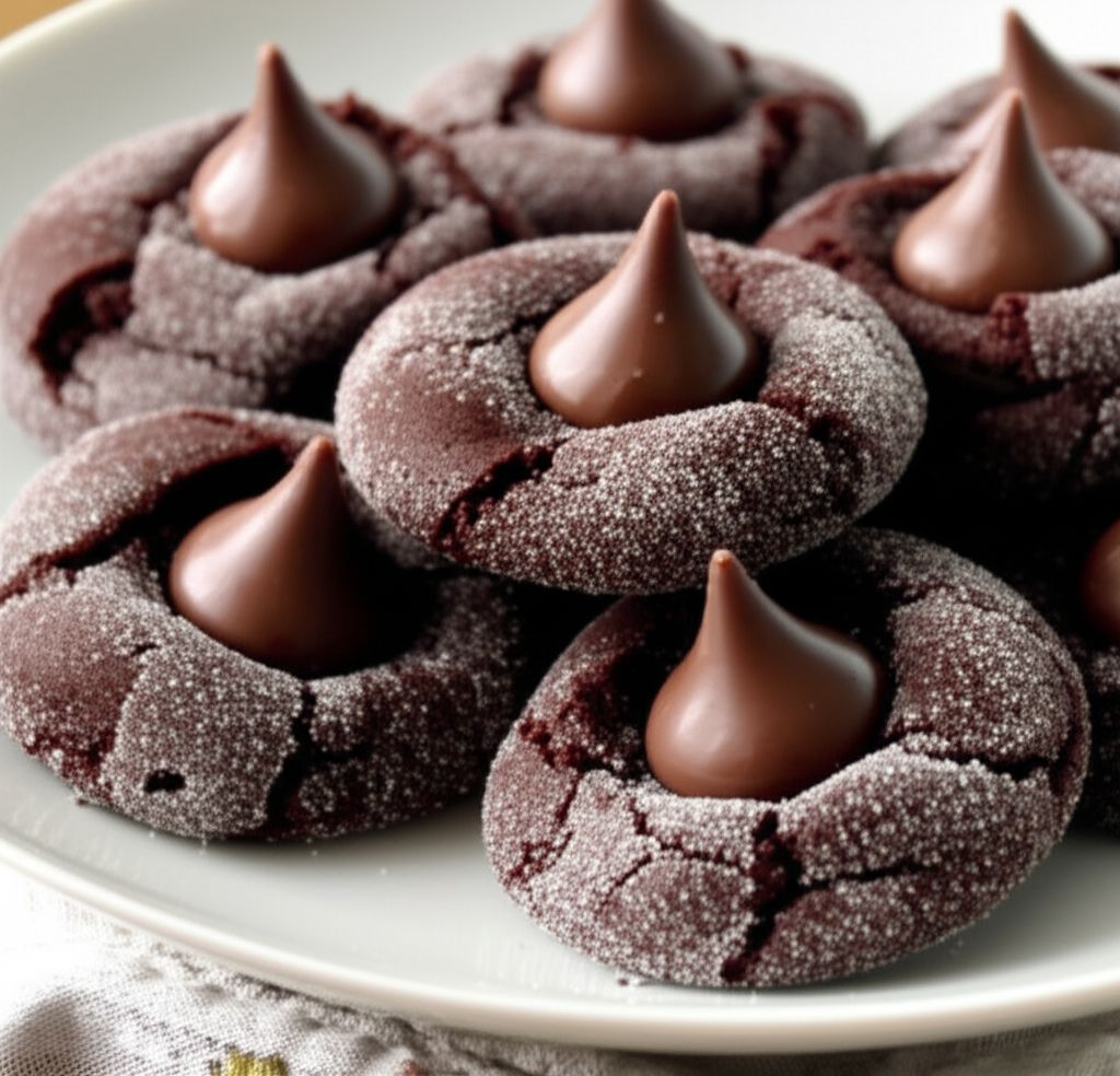 Jeanne's Chocolate Kiss Cookies