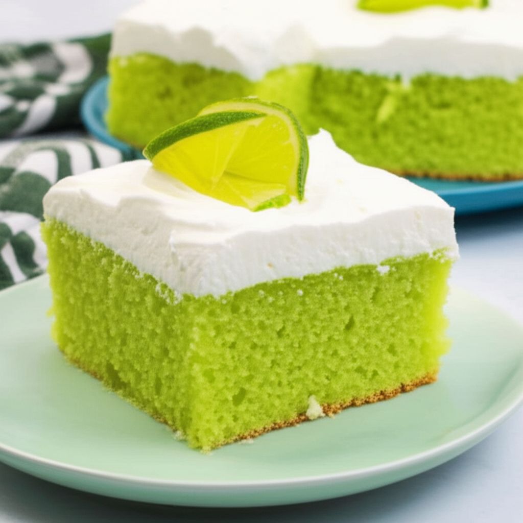 Key Lime Poke Cake