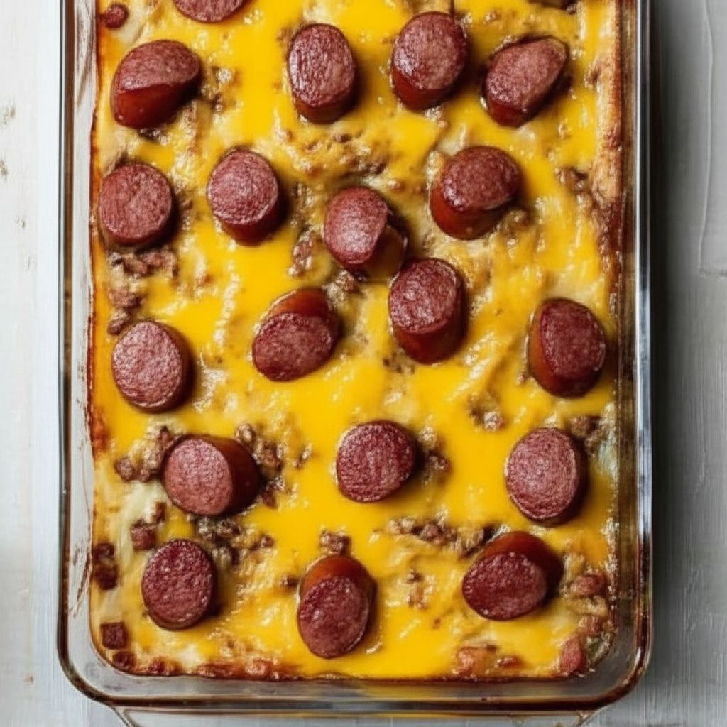Kielbasa and Potato Bake
