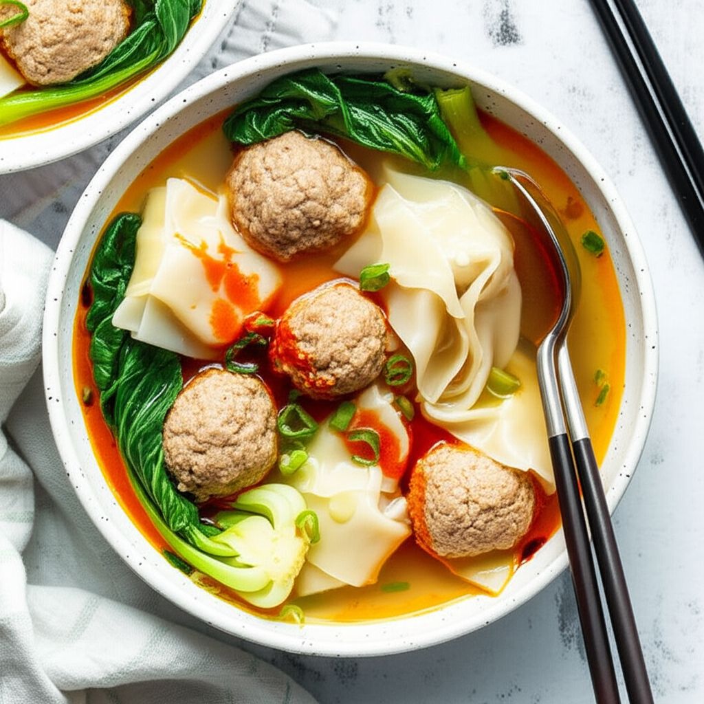 Lazy Wonton Soup