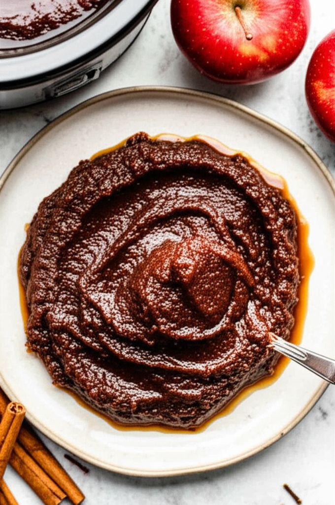 Lower Sugar Spicy All-Day Apple Butter