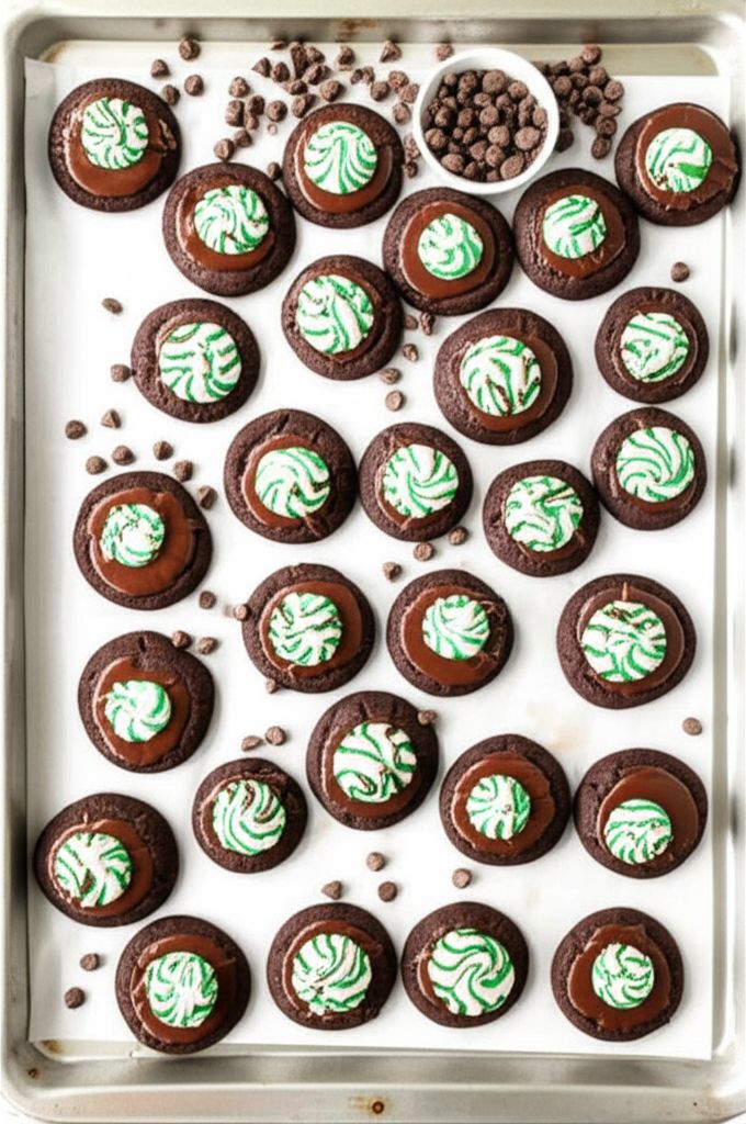 Mint Wafer Cookies