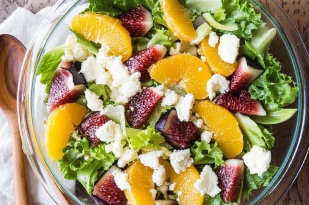 Orange, Fig, and Gorgonzola Salad