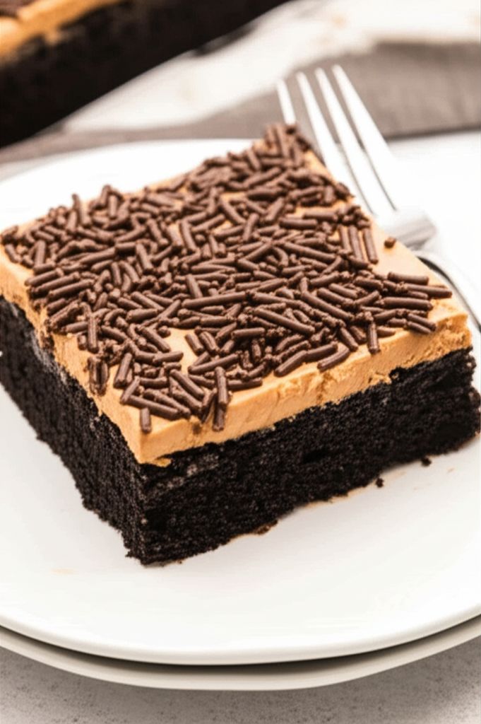 Peanut Butter and Chocolate Candy Cake