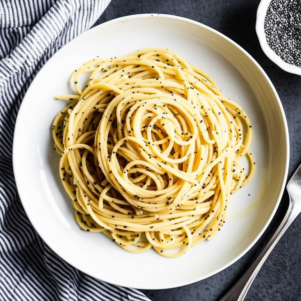 Poppy Seed Spaghettini