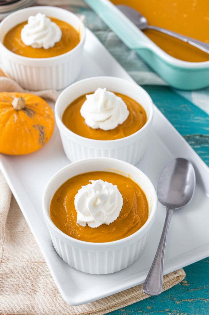 Pumpkin Custard with a Kick