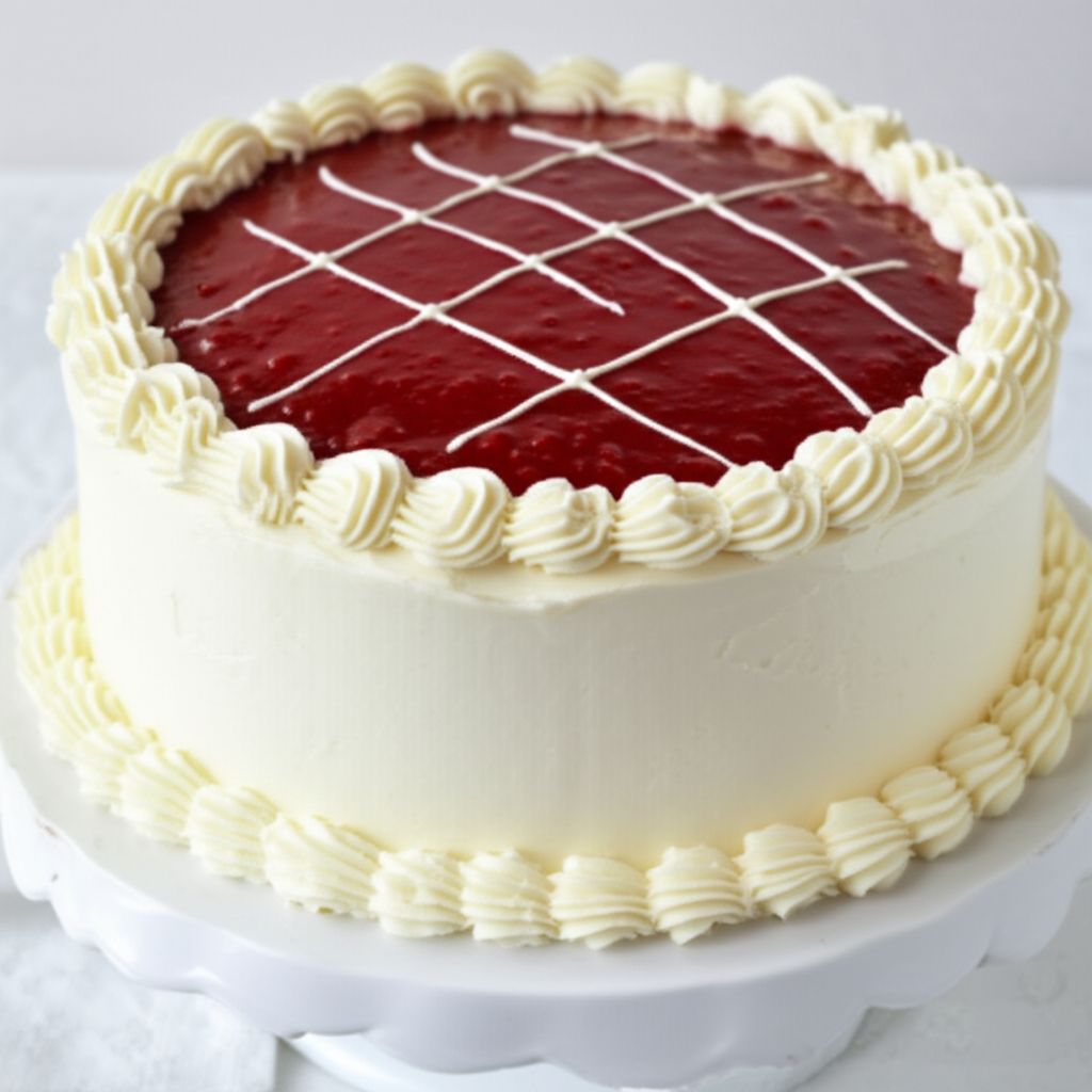 Raspberry Walnut Torte