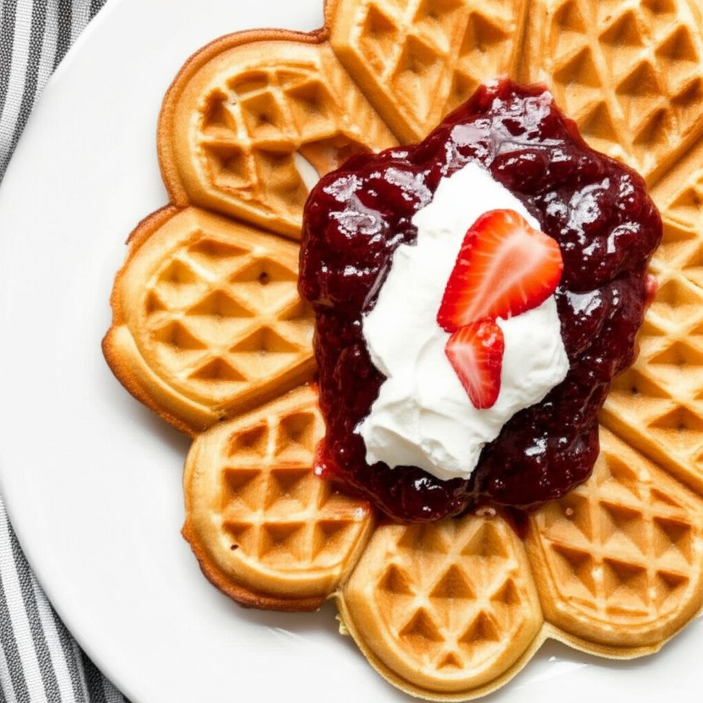 Scandinavian Sweetheart Waffles
