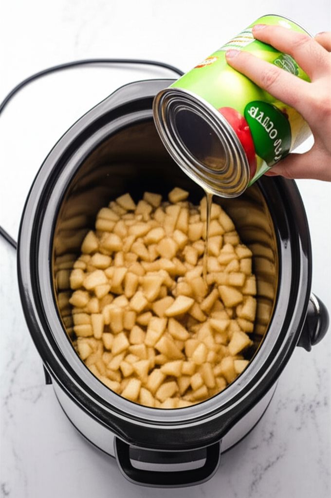 Slow Cooker Apple Dump Cake