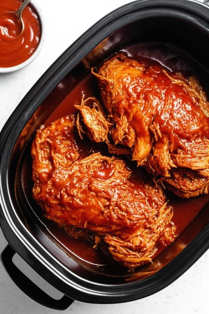 Slow Cooker Barbecue Chicken Breast