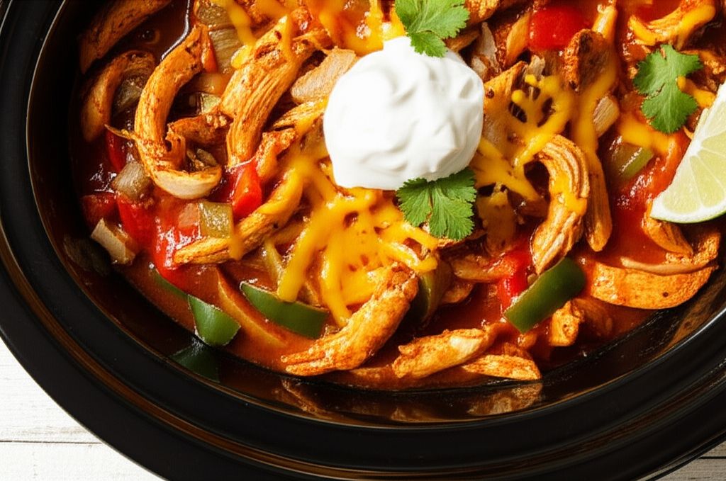 Slow Cooker Chicken Fajitas