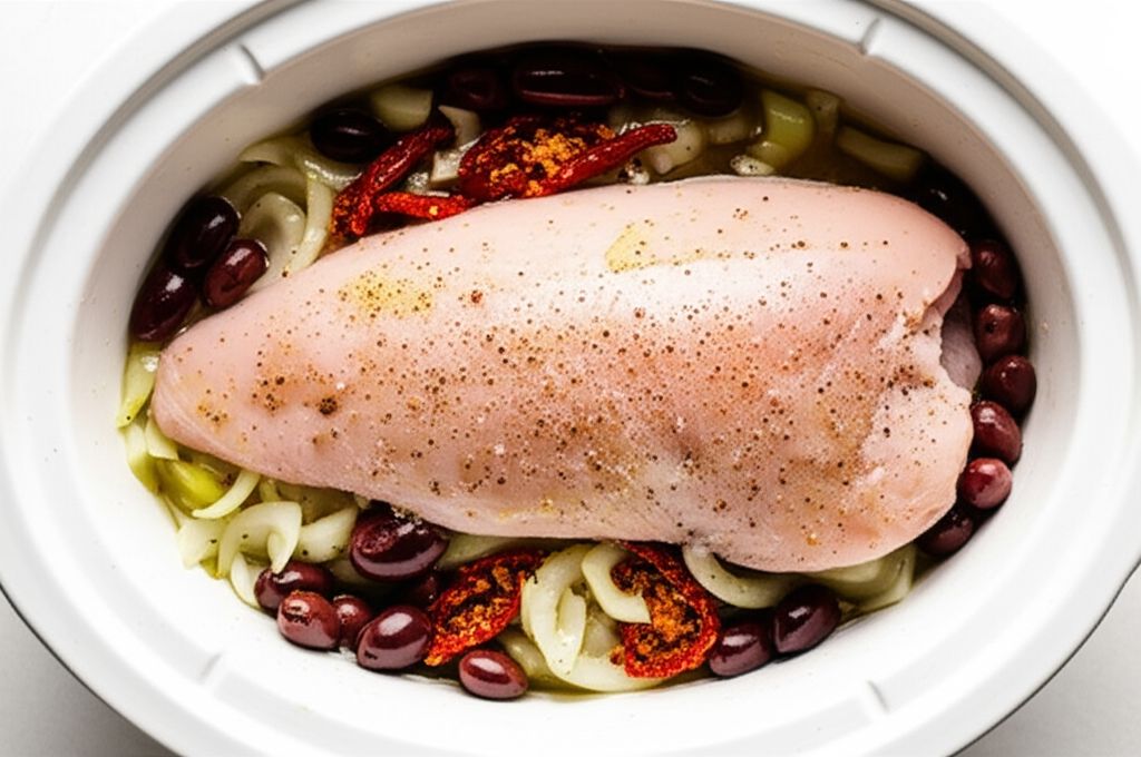 Slow Cooker Mediterranean Roast Turkey Breast