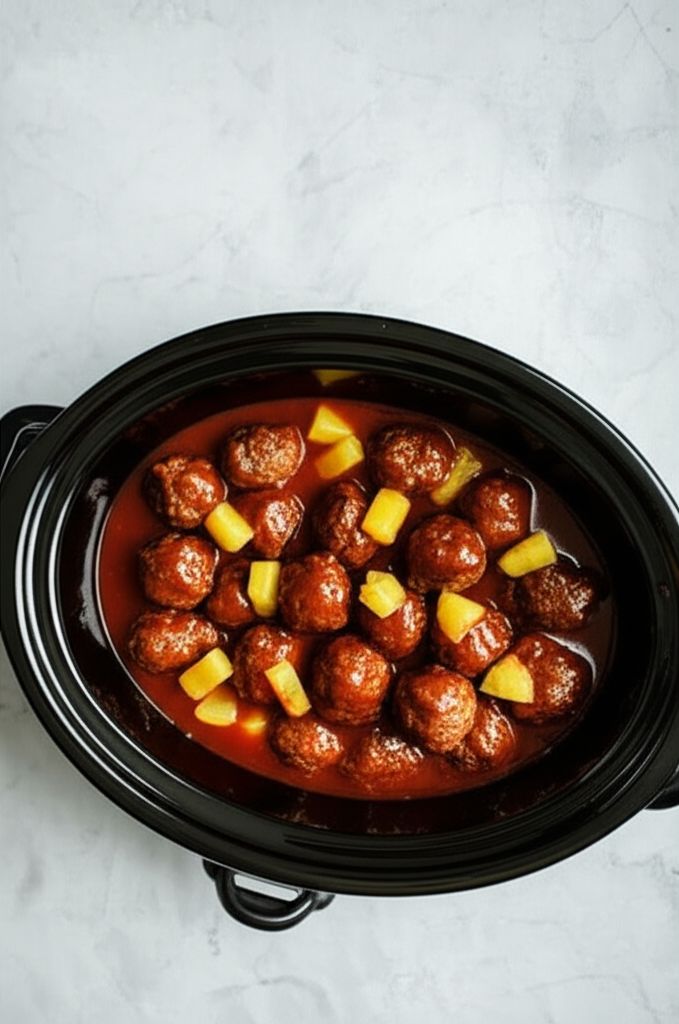 Steph's Zesty Sweet and Sour Meatballs