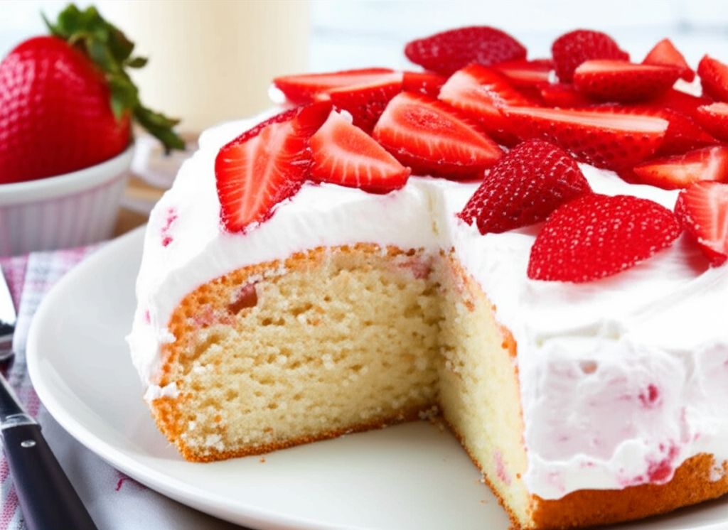 Strawberry Delight Cake