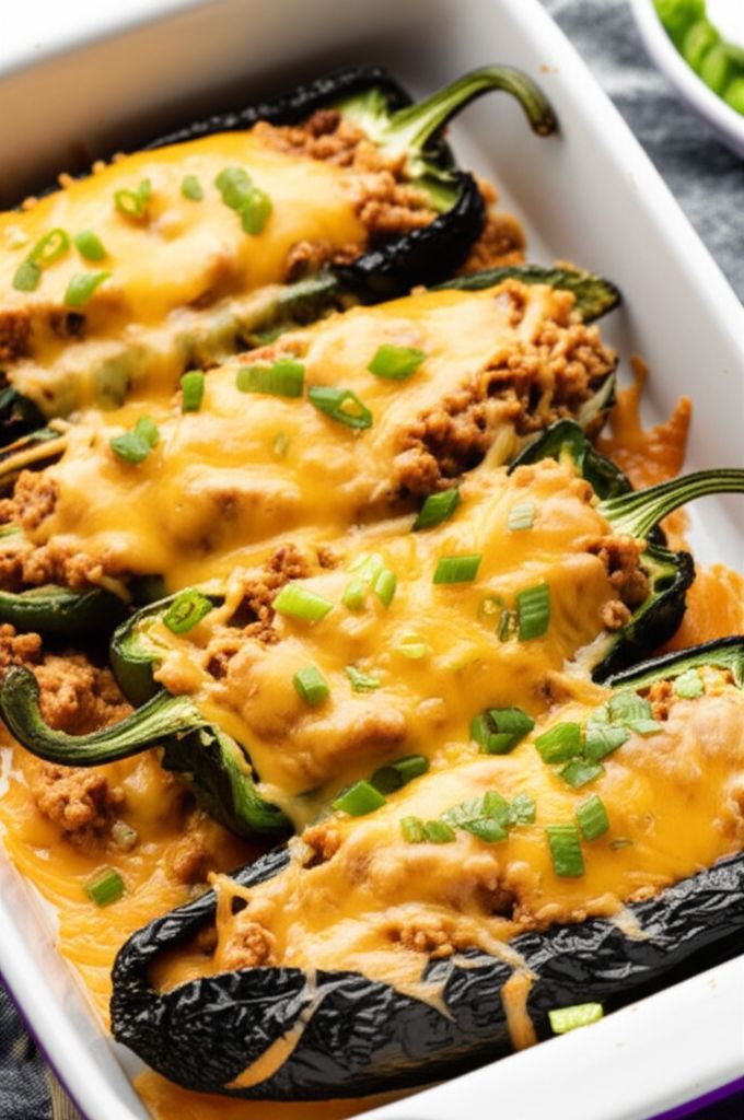 Stuffed Poblanos