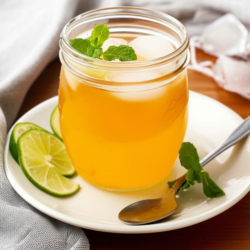 Sweet Lime Iced Tea