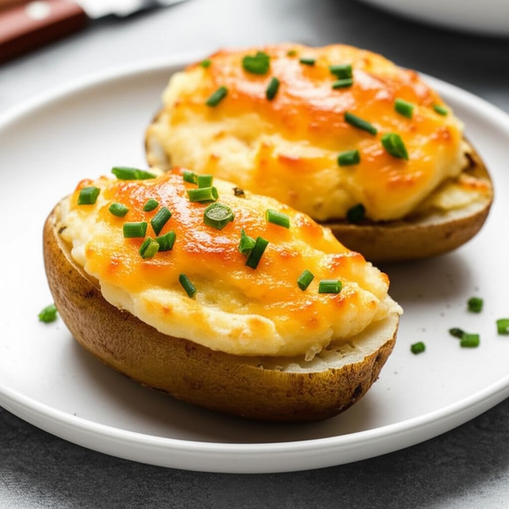 Twice Baked Cheesy Potatoes