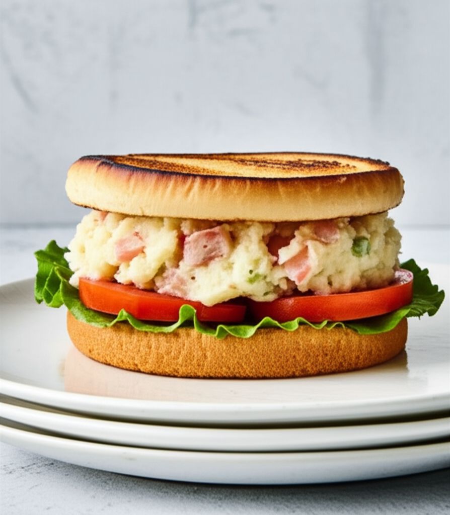 A Potato Salad Sandwich