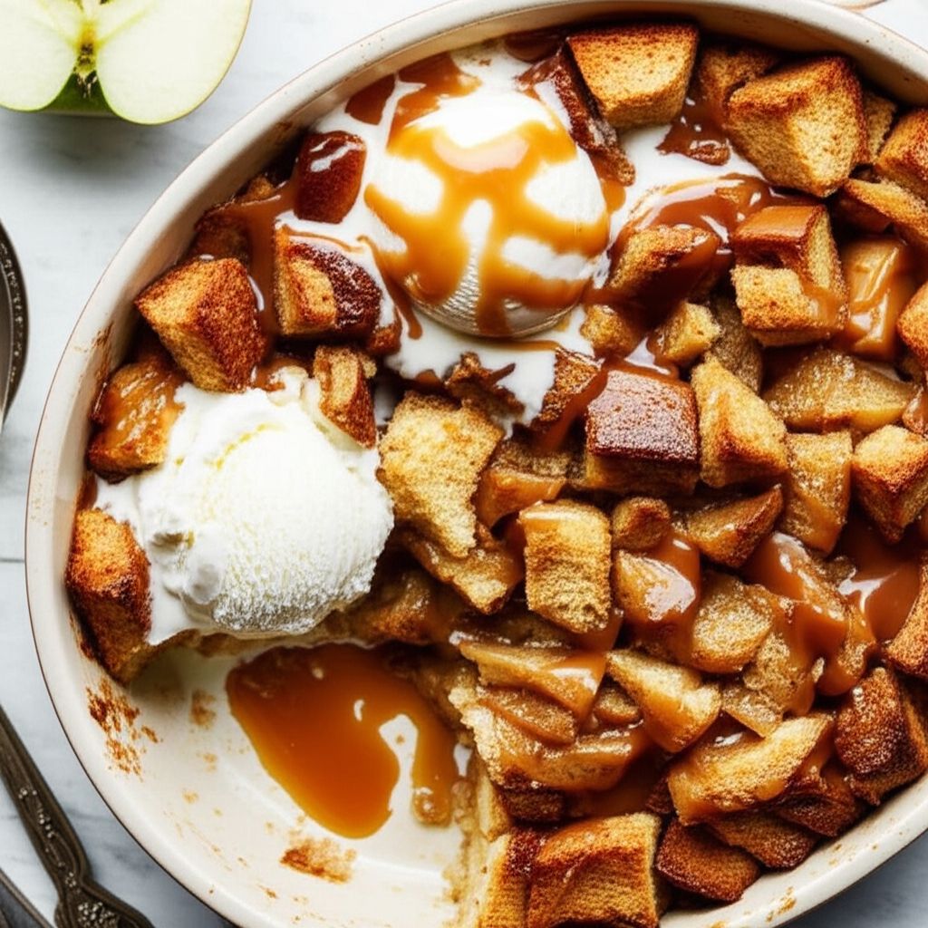 Apple Bread Pudding III