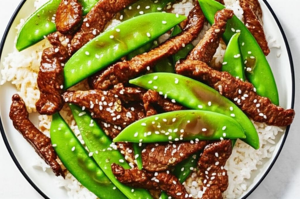 Asian Beef with Snow Peas