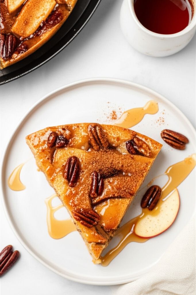 Baked Apple-Pecan Maple Pancakes