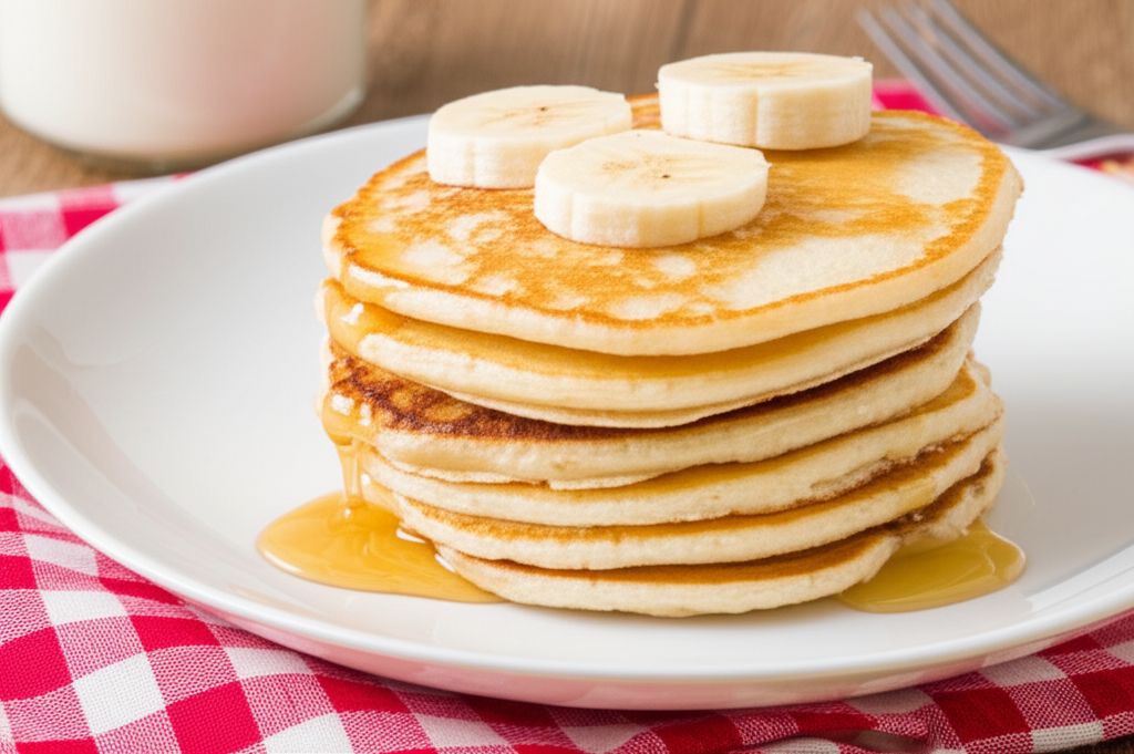 Banana and Peanut Butter Pancakes